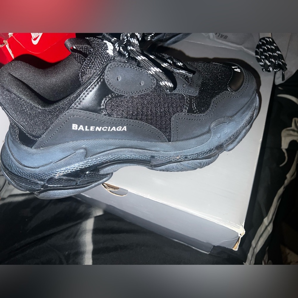 Balenciaga triple s clear sole sneakers